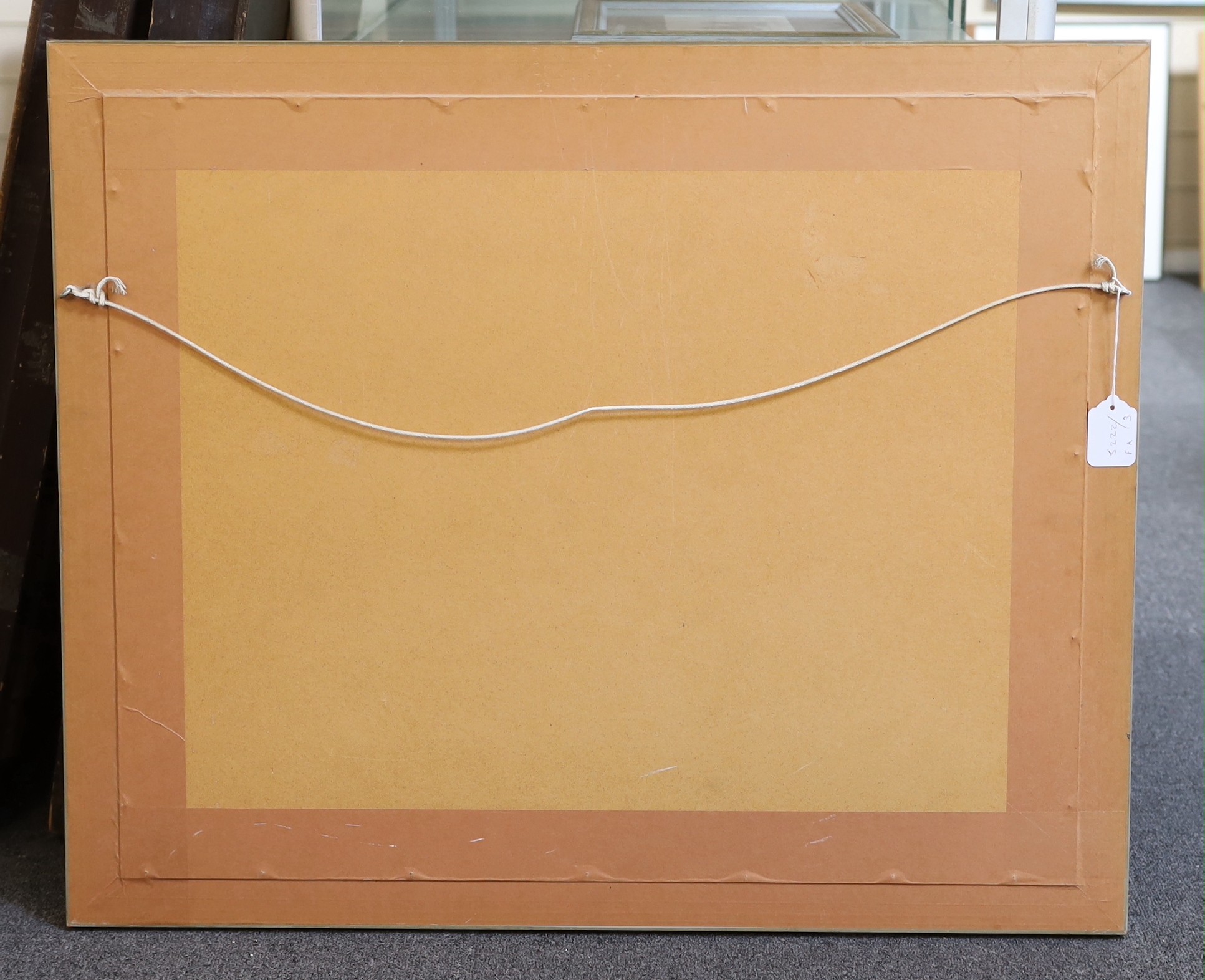 Lawrence Stephen Lowry R.A.(1887-1976), Level Crossing, Burton on Trent, Lithograph, 43.5 x 58cm.